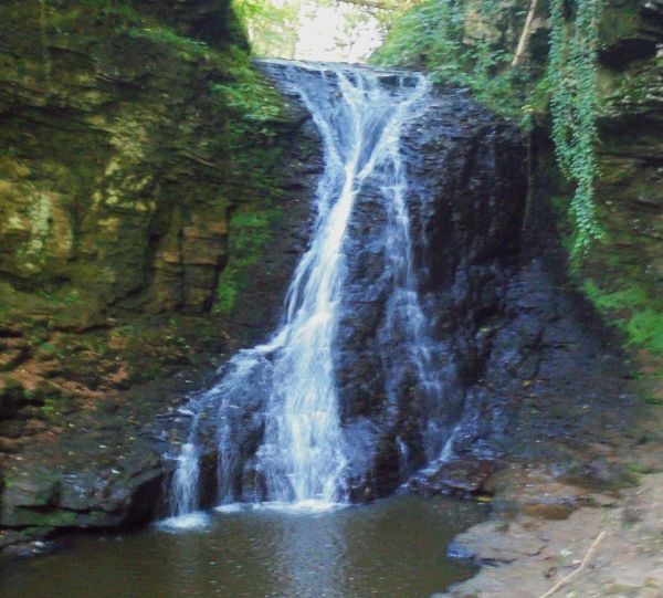 Hareshaw Linn Waterfall
